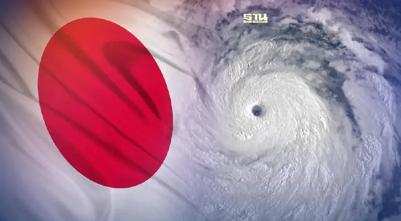 GISTDA เปิดภาพ พายุไต้ฝุ่น "นันมาดอล" ถล่มญี่ปุ่น