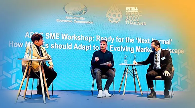 เริ่มแล้ว สสว.ประชุมรัฐมนตรี APEC SME วันแรก ดัน BCG Model เสริมแกร่งSME เริ่มแล้ว สสว.ประชุมรัฐมนตรี APEC SME วันแรก ดัน BCG Model เสริมแกร่งSME
