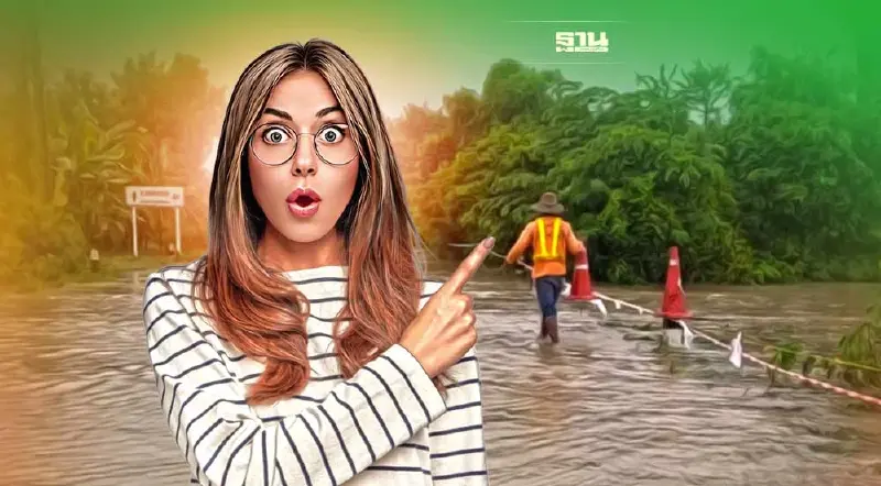 น้ำท่วม "ทางหลวงชนบท" 6 จังหวัด กระทบ 10 สายทาง อัพเดทที่นี่