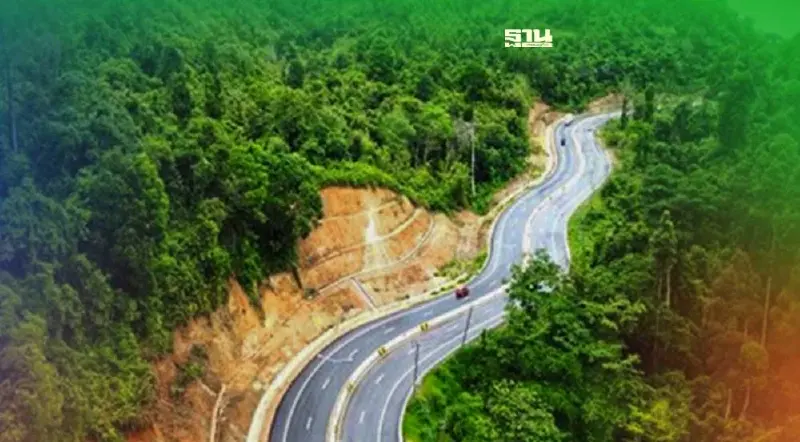 เปิดแล้ว “ทล.” ขยายถนนสายชุมพร – ระนอง 4 เลน เชื่อมด่านชายแดนไทย-มาเลเซีย