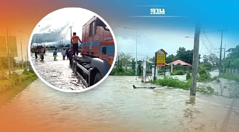 อัพเดท"พายุเข้าไทย" อิทธิพลพายุโนรู ทำให้เกิดน้ำท่วมในพื้นที่ 11 จังหวัด