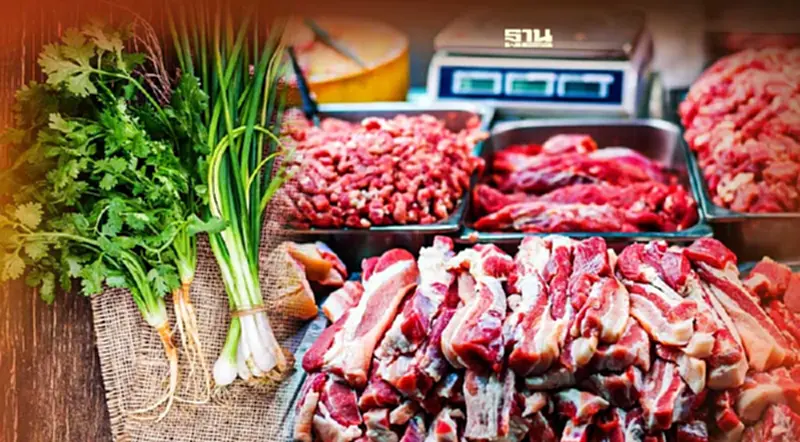 “หมูเนื้อแดง”ราคาลด19% “ผักชี-พริกจินดา”ราคาเริ่มลง “หมูเนื้อแดง”ราคาลด19% “ผักชี-พริกจินดา”ราคาเริ่มลง