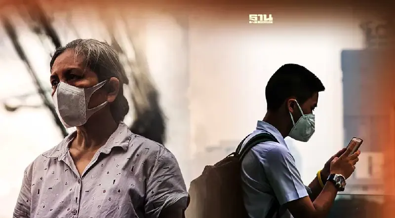 กทม.เตือนค่าฝุ่น PM.2.5 เกินมาตรฐานในพื้นที่ 4 เขต