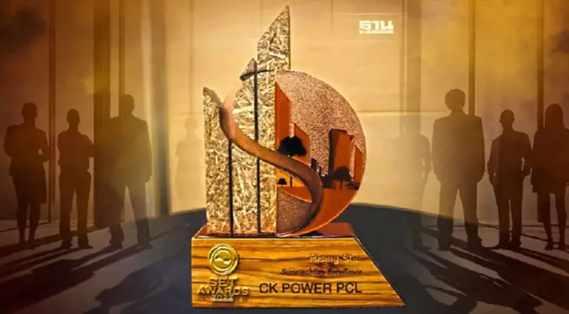 "CKPower" คว้ารางวัลRising Star Sustainability Awards ด้านความยั่งยืน "CKPower" คว้ารางวัลRising Star Sustainability Awards ด้านความยั่งยืน