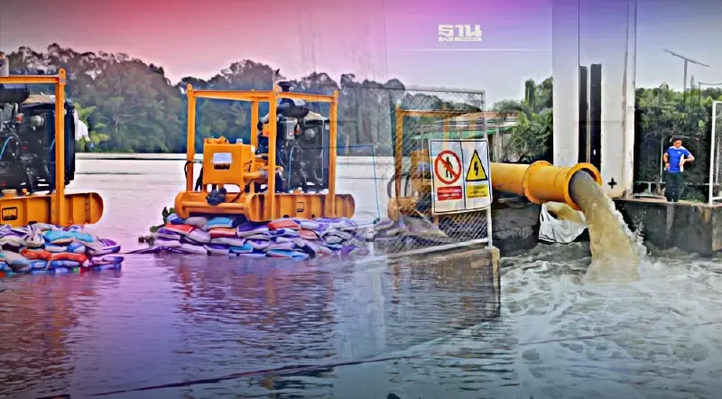 กรมชลฯเร่งระบายน้ำท่วมขัง บรรเทาผลกระทบ เหลือพื้นที่อุทกภัยอีก 30 จังหวัด