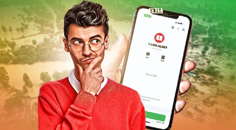 LINE ALERT คืออะไรหลังกรมอุตุฯร่วมกับ ปภ.จับมือไลน์ เตือนภัยพิบัติร้ายแรง