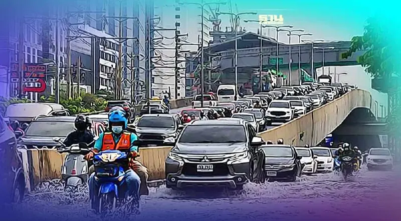 พยากรณ์อากาศกรุงเทพวันนี้ เช็คเลยเขตไหนน้ำท่วม ปริมาณฝนเท่าไร