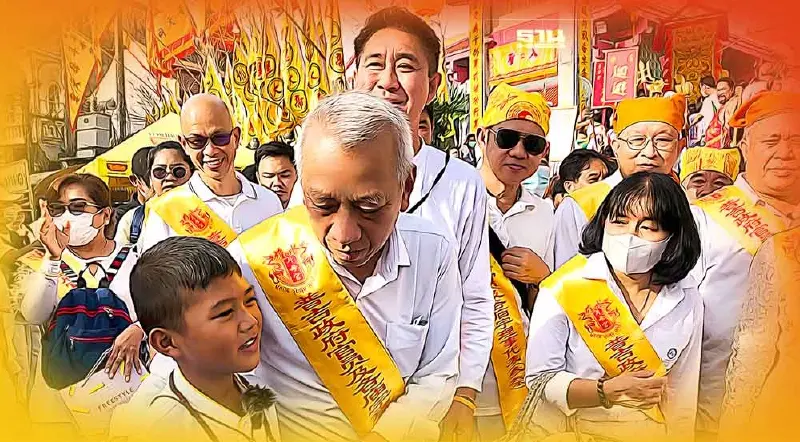 กินเจภูเก็ต"พิพัฒน์"นำทีมภูมิใจไทยร่วมขบวนแห่พระม้าทรงตระเวนทั่วเมือง