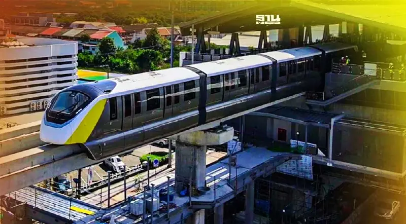 พรุ่งนี้ “รถไฟฟ้าสายสีเหลือง” ทดสอบเดินรถสถานีไหน-เปิดบริการเมื่อไร