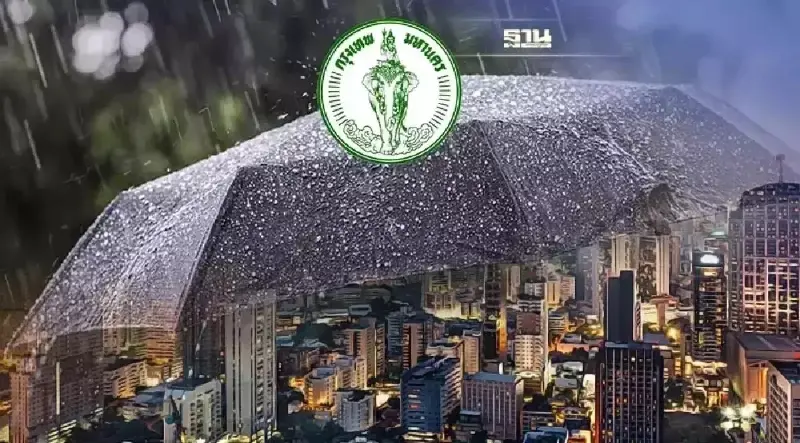 กทม.เตือนเฝ้าระวังกลุ่มฝน ตั้งแต่ 6 โมงเย็นวันนี้ 7 ต.ค. มีเขตไหนบ้าง เช็คเลย