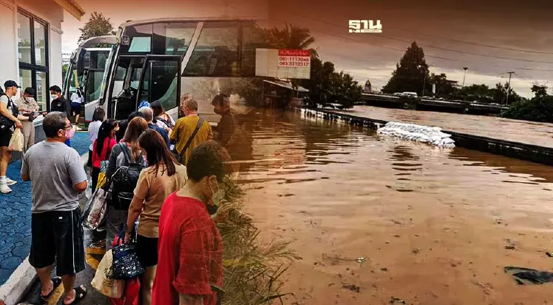 รฟท. ใช้รถบัสขนถ่ายผู้โดยสารที่สถานีรถไฟเชียงใหม่ 2 ขบวน เป็นการชั่วคราว