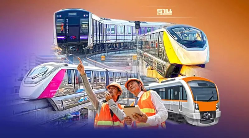 อัพเดทแผนสร้างรถไฟฟ้า 5 เส้นทาง คืบหน้าถึงไหน-เปิดบริการเมื่อไร อัพเดทแผนสร้างรถไฟฟ้า 5 เส้นทาง คืบหน้าถึงไหน-เปิดบริการเมื่อไร
