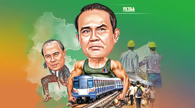 รถไฟฟ้าสายสีเขียว  ประชาชนนั่งฟรี ลากยาว