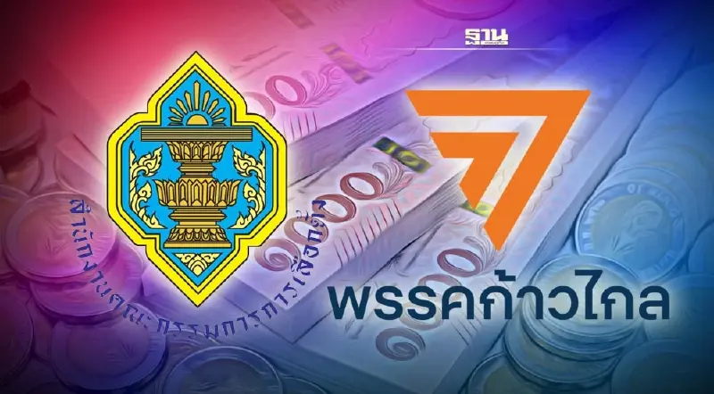 กกต.เปิดยอดเงินบริจาคภาษี64  "ก้าวไกล"ยังครองแชมป์รับ 27.5 ล้าน