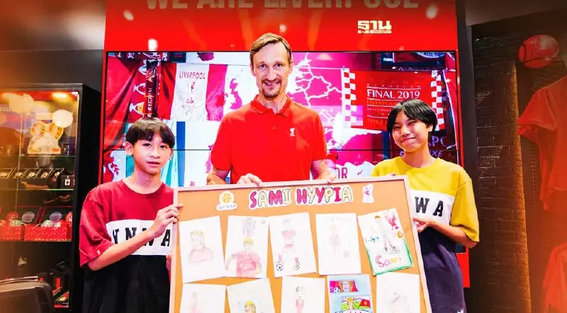 ซีอาร์ซี สปอร์ต ร่วมแฟนหงส์แดง แบ่งปันเสื้อเก่า เสริมสุขภาพง-แรงใจเด็ก ๆ