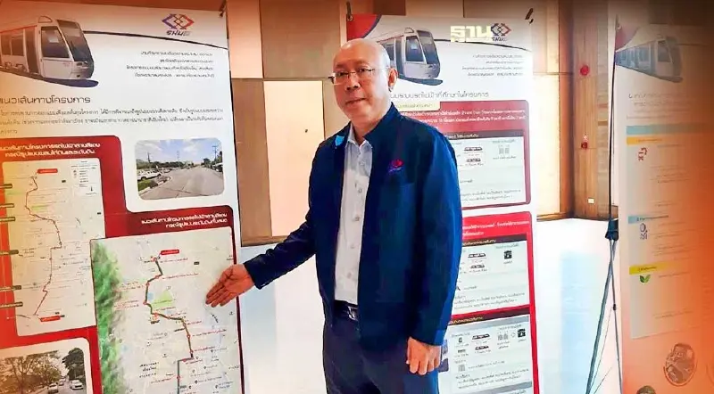 รฟม.เสนอสายสีแดงเชียงใหม่ใช้"รถไฟฟ้าล้อยาง"คุ้มสุด 