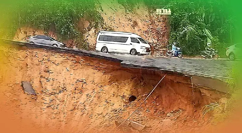 เปิดแผนแก้ปัญหาดินสไลด์ทางขึ้นป่าตอง จ.ภูเก็ต