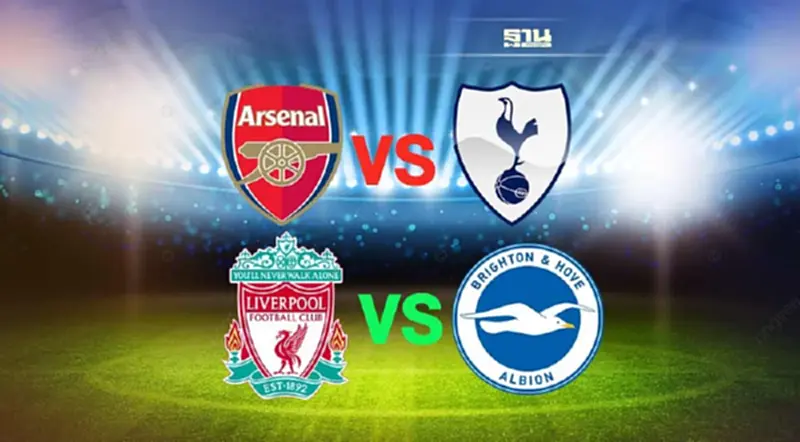ลิ้งดูบอลสด อาร์เซนอล vs สเปอร์ส์ ลิเวอร์พูล vs ไบร์ทตัน พรีเมียร์ลีกคืนนี้ ลิ้งดูบอลสด อาร์เซนอล vs สเปอร์ส์ ลิเวอร์พูล vs ไบร์ทตัน พรีเมียร์ลีกคืนนี้