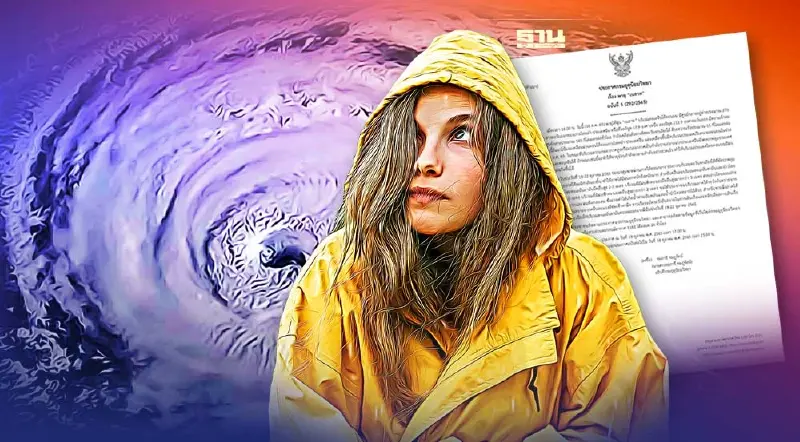 พายุเนสาท : ประกาศกรมอุตุฯฉบับ 5 แนวโน้มขึ้นฝั่งเวียดนามตอนบน 20-21 ต.ค.นี้