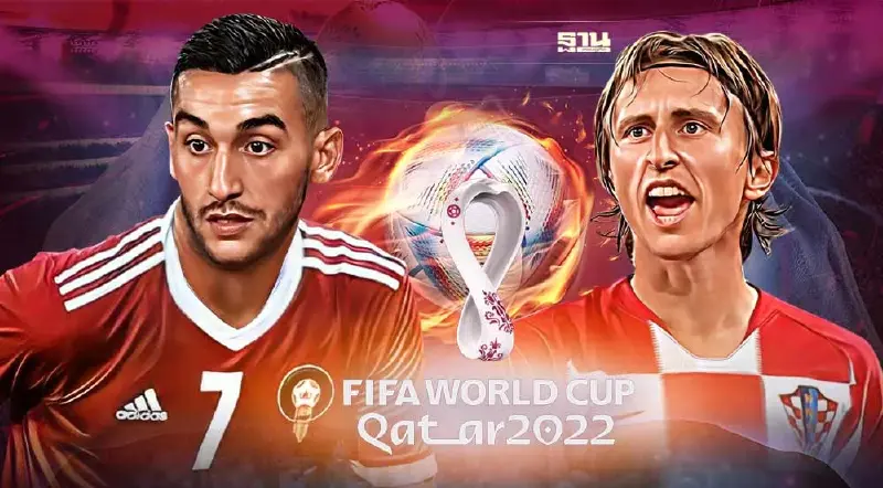 ถ่ายทอดสดฟุตบอลโลก "โมร็อกโก-โครเอเชีย" ดูบอลสด เช็คที่นี่