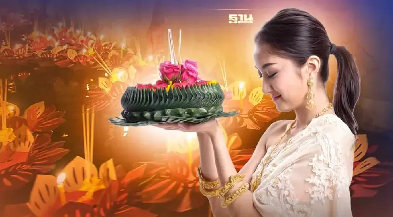 คำขอขมาพระแม่คงคา วันลอยกระทง 2565 พร้อมเคล็ดลับขอโชคลาภพระอุปคุต