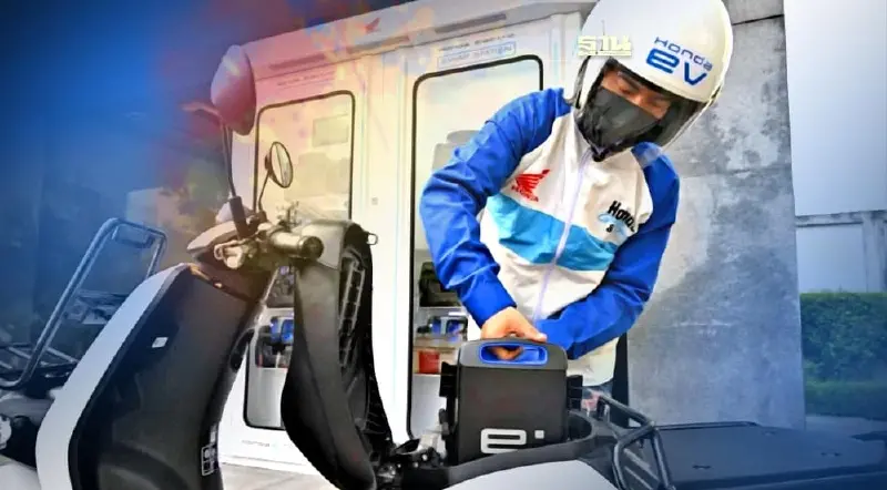 ฮอนด้าผนึกกสิกรไทย ติดตั้งสถานีสับเปลี่ยนแบตเตอรี่จยย.ไฟฟ้า