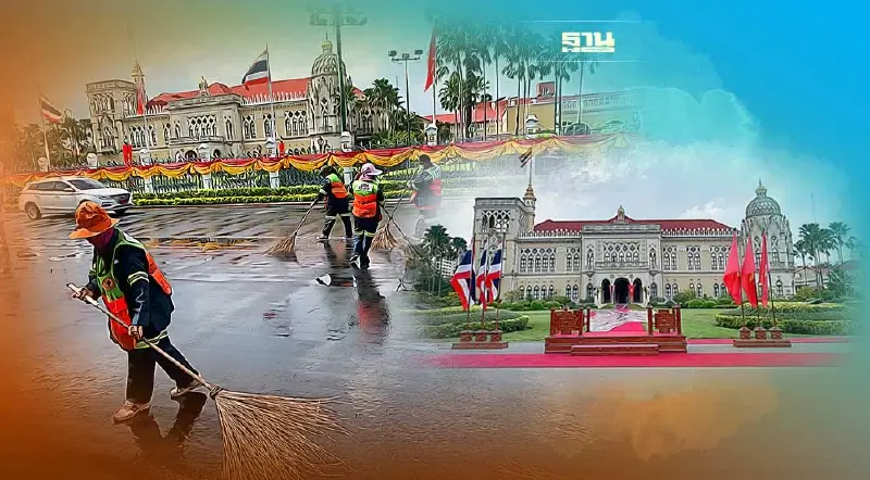 ล้างถนน เตรียมต้อนรับ ประธานาธิบดีเวียดนาม ถกทวิภาคี ก่อนประชุม APEC 2022 ล้างถนน เตรียมต้อนรับ ประธานาธิบดีเวียดนาม ถกทวิภาคี ก่อนประชุม APEC 2022