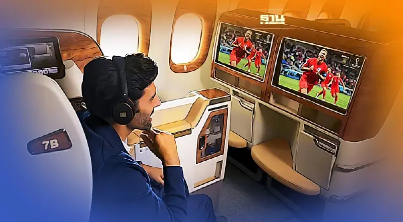 สายการบินเอมิเรตส์ เตรียมถ่ายทอดสด ฟุตบอลโลก 2022 ในเที่ยวบิน