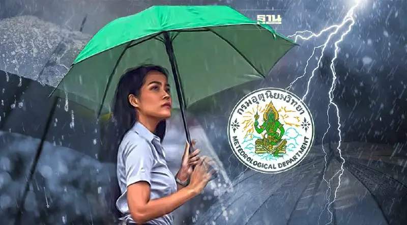 ประกาศกรมอุตุฯ ฉบับ 11 “ฝนตกหนักถึงหนักมาก” แทบทุกภาค คลื่นลมแรงอ่าวไทย