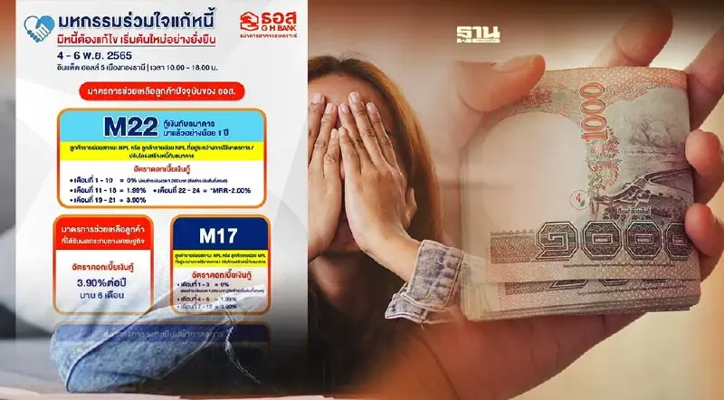 มหกรรมร่วมใจแก้หนี้-ธอส. ออกมาตรการช่วยเหลืออะไรบ้างดูเลย