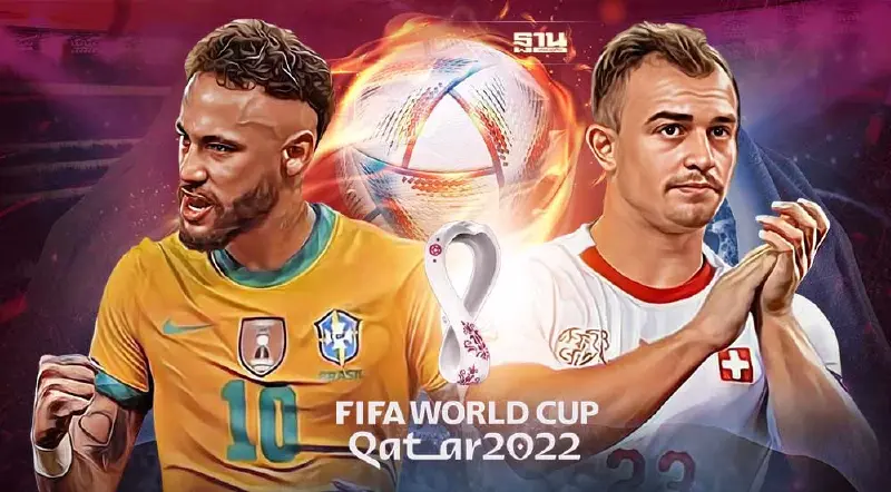 "ถ่ายทอดสดฟุตบอลโลก" บราซิล-สวิตเซอร์แลนด์ ดูบอลสดช่องไหน กี่โมง เช็คเลย