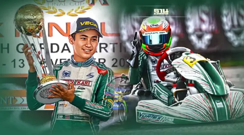 "เอ็นโซ่" ผงาดคว้าแชมป์ Final Cup โกคาร์ทโลก รายการสุดท้ายที่อิตาลี "เอ็นโซ่" ผงาดคว้าแชมป์ Final Cup โกคาร์ทโลก รายการสุดท้ายที่อิตาลี