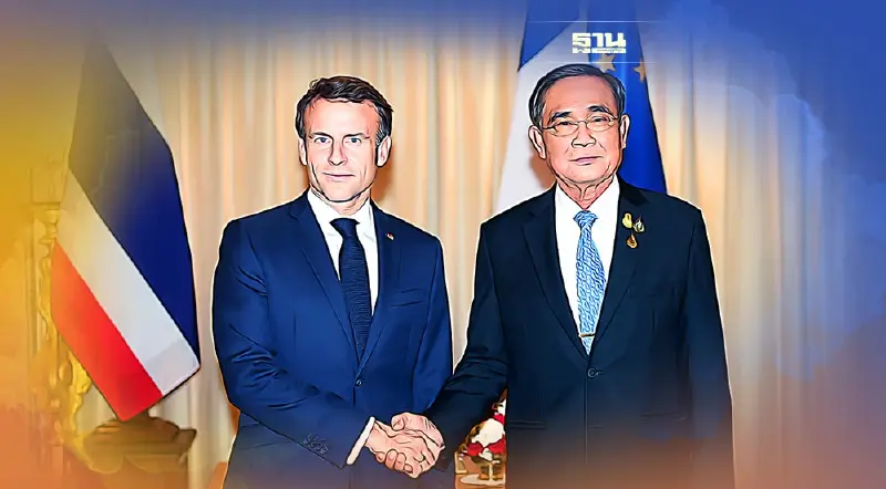 ทวิภาคีไทย-ฝรั่งเศส : นายกฯ ถก “มาครง” เร่งฟื้นเจรจา FTA ไทย–อียู