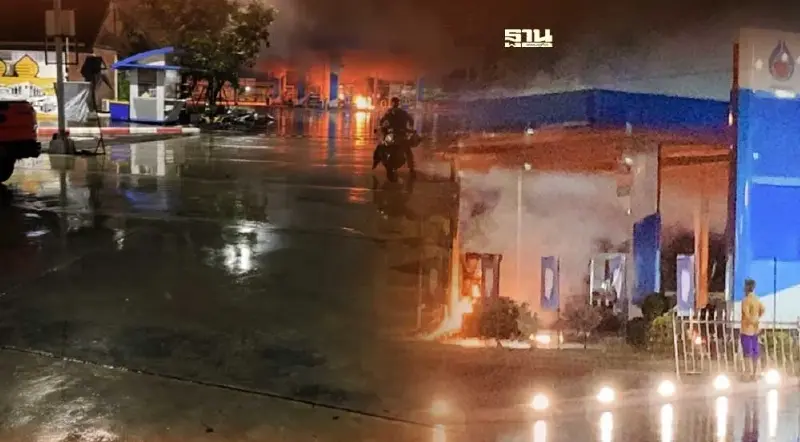 ด่วน! เกิดเหตุระเบิดปั๊มน้ำมัน 2 จุด ในจ.ปัตตานี (มีคลิป)