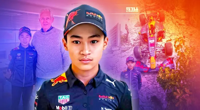 "เอ็นโซ่" แชมป์โลกคาร์ท เด็กไทยคนแรก เซ็นสัญญา "เรดบูลล์ จูเนียร์" 