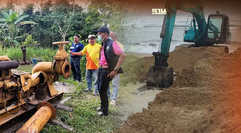 กรมชล เตรียมพร้อมรับมือฝนใต้ ลุยปิดจุดเสี่ยงน้ำท่วมพัทลุง-สงขลา-นราธิวาส