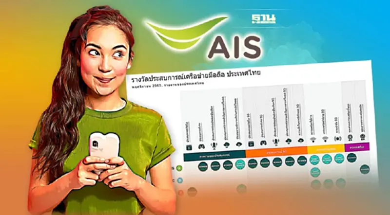 AIS ครองแชมป์ประสบการณ์เครือข่ายมือถือไทย AIS ครองแชมป์ประสบการณ์เครือข่ายมือถือไทย