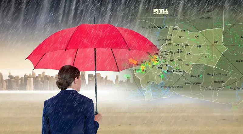 พยากรณ์ฝน วันนี้ กรุงเทพ-ปริมณฑล "เรดาร์"พบกลุ่มฝนพื้นที่ไหนบ้าง เช็คเลย