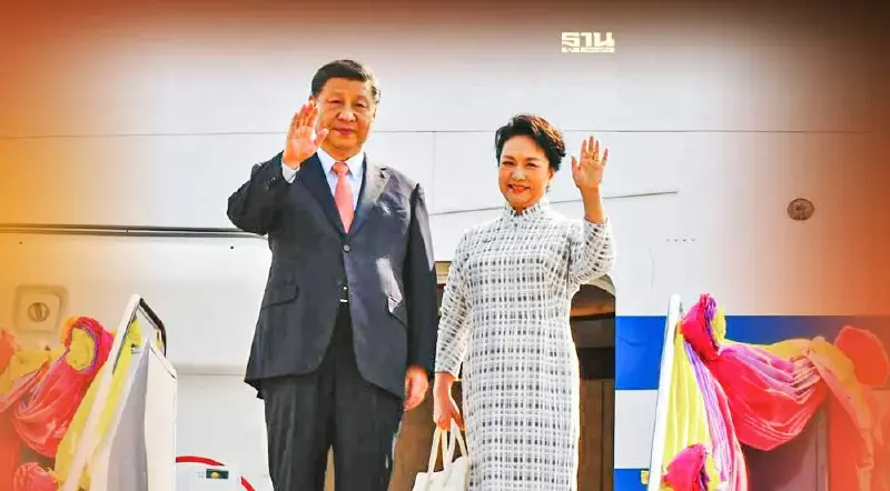 "สี จิ้นผิง" ถึงไทยแล้ว พร้อมร่วมประชุมผู้นำ APEC 2022 