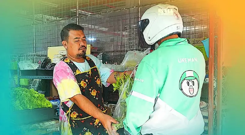 ผักสดเดลิเวอรี  โตแรงขายดีรายได้ต่อเดือนหลักแสน