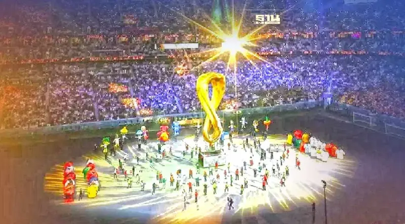 อลังการพิธีเปิดบอลโลก โชว์ตระการตา "จองกุก BTS" ขับขานซาวด์แทร็คการแข่งขัน