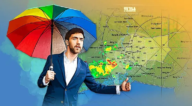 พยากรณ์ฝน "เรดาร์"พบกลุ่มฝนเล็กน้อยถึงหนัก บริเวณกรุงเทพ-ปริมณฑล เช็คเลย