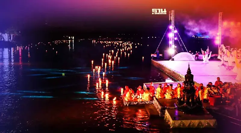 "ตาก"ลอยกระทงสายไหลประทีป1000ดวงสุดอลังการ 