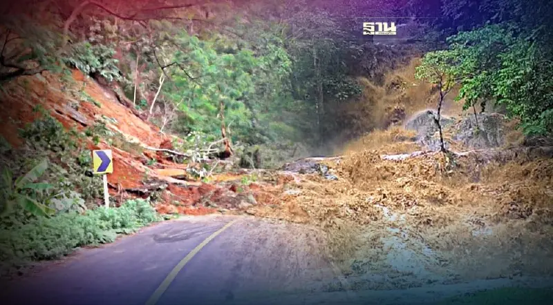 เตือน 12 จว.ภาคใต้ เฝ้าระวังพื้นที่เสี่ยงภัยดินถล่ม-น้ำป่าไหลหลาก