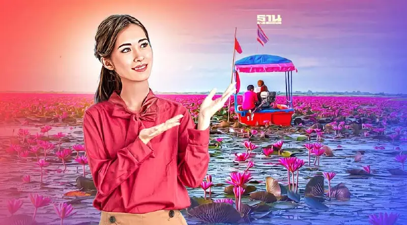 เปิดเที่ยวแล้วเทศกาล"ทะเลบัวแดง"หนองหานกลางลมหนาว