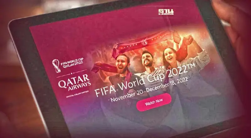 กาตาร์ แอร์เวย์ส ถ่ายทอดสด "ฟุตบอลโลก" บนเครื่องบิน