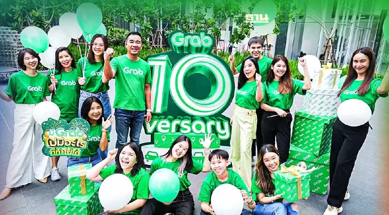 ปล่อยแคมเปญ"Grab 10versary"ฉลองสู่ปีที่ 10 ดำเนินธุรกิจในไทย