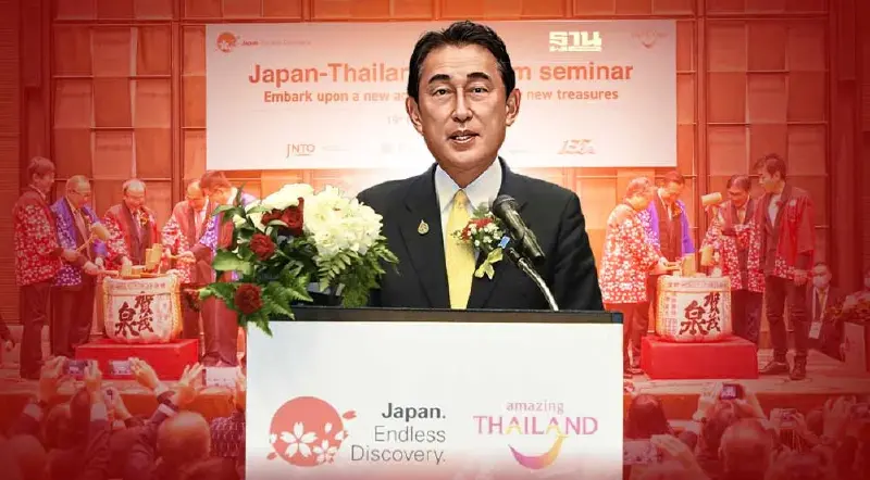 นายกรัฐมนตรีญี่ปุ่น เชิญชวนคนไทยเที่ยวญี่ปุ่น ฟื้นท่องเที่ยว 2 ประเทศ