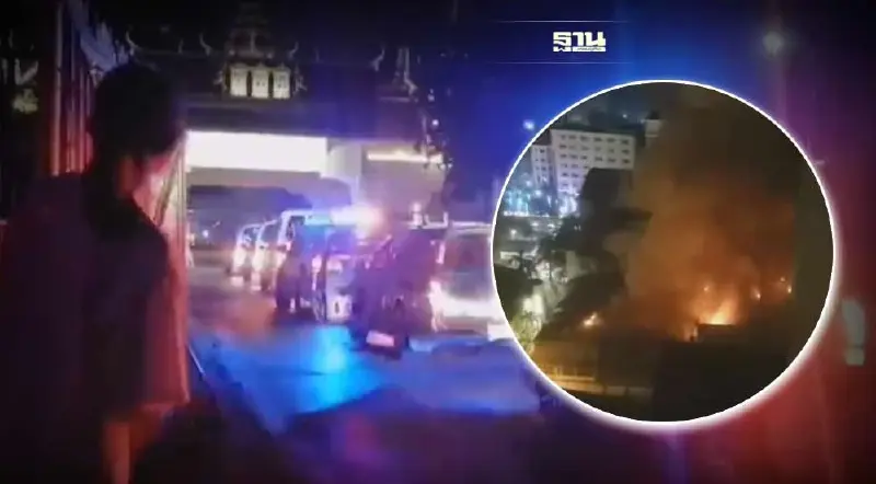 ด่วน ! ไฟไหม้บ่อนกาสิโนปอยเปต มีผู้บาดเจ็บและคนไทยติดอยู่ในตึก (มีคลิป)