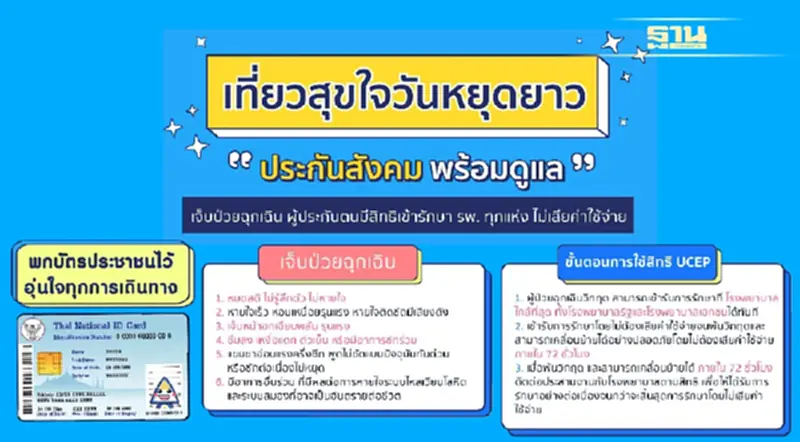 “สุชาติ” รมว.แรงงาน กำชับประกันสังคม ดูแล ลูกจ้าง ผู้ประกันตน เดินทางช่วงเทศกาลหยุดยาวปีใหม่ 2566 “สุชาติ” รมว.แรงงาน กำชับประกันสังคม ดูแล ลูกจ้าง ผู้ประกันตน เดินทางช่วงเทศกาลหยุดยาวปีใหม่ 2566